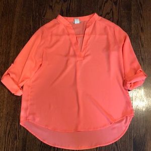 Hot pink blouse